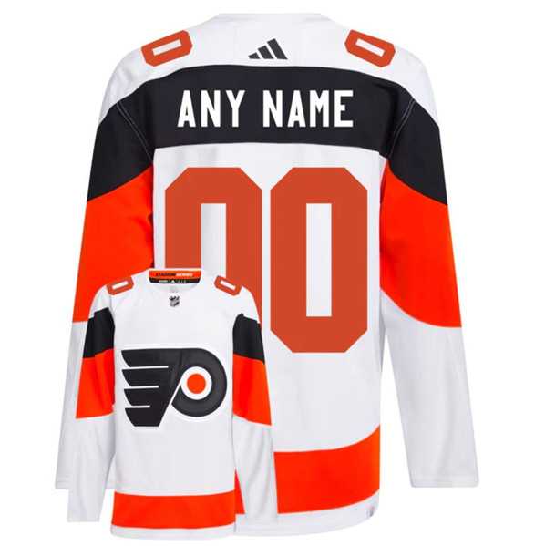 Men's Philadelphia Flyers Custom White 2024 Stadium Series Stitched Jersey,We sell and wholesale Men's Philadelphia Flyers Custom White 2024 Stadium Series Stitched Jersey on line form chian!